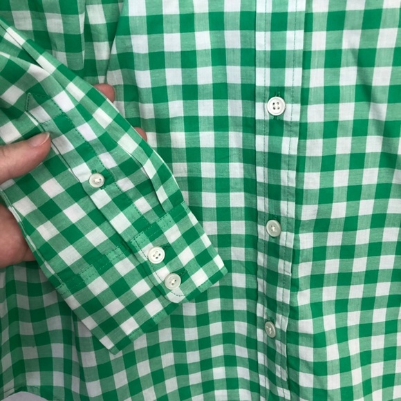 J Crew Green Plaid Long Sleeve Button Down - XSP - Picture 7 of 15